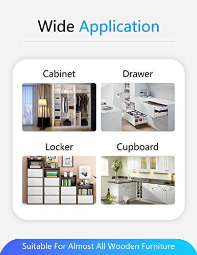 SUMNEW Fingerprint Cabinet Lock, Keyless Drawer Wardrobe Lock I47510