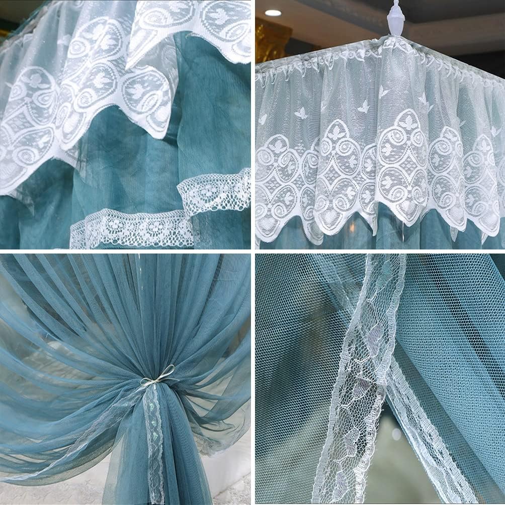 4 Corner Post Bed Canopy, Princess Room Bed Curtain Mosquito Net, Twin Queen King Q61830