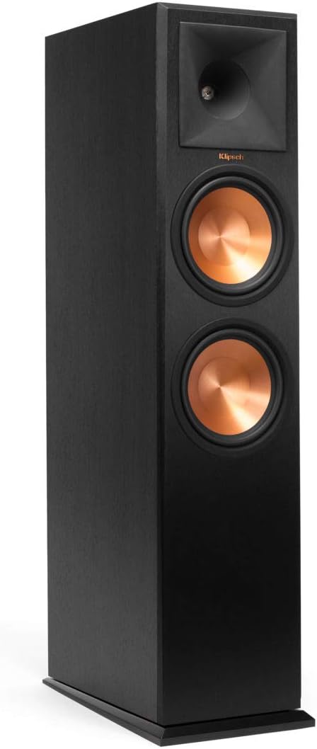 Klipsch RP-280F Reference Premiere Floorstanding Speaker with Dual 8 inch Cerametallic Cone Woofers (Ebony Pair)