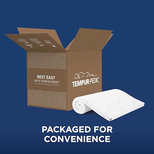 Tempur-Pedic TEMPUR-Adapt + Cooling 3-Inch King Mattress Topper, Medium, White Q602