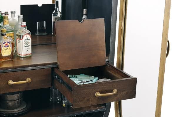 Howard Miller Bridgewater Wine & Bar Cabinet II, Black D129