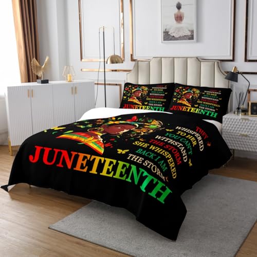 African Black Skin Women Bedspread King Size with 2 Pillowcases O7407
