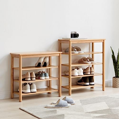 Wooden Hallway Storage Bench with Shoe Rack K3389