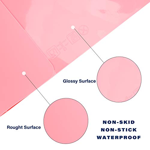 Gartful 3PCS Silicone Sheet for Crafts, Epoxy Resin, Jewelry Casting Molds, Dark Grey 15.7x11.8 inches U78180
