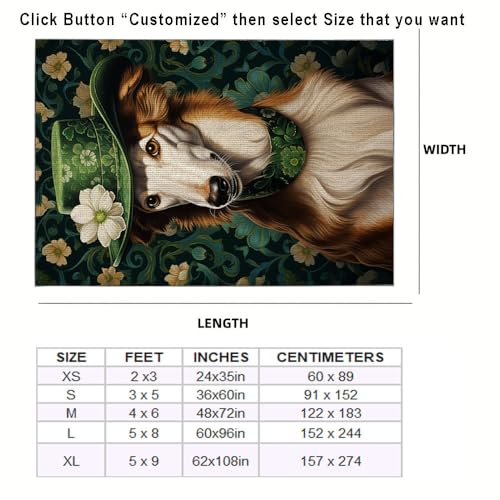 Nova Scotia Duck Tolling Retriever Dog Rugs for Living Room Bedroom, Wild Animals Prints Area Rug J623