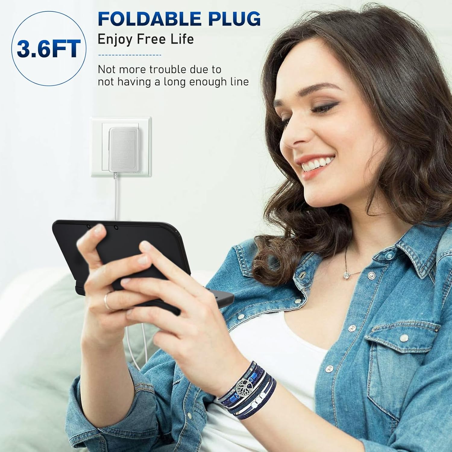 3DS AC Charger Wall Plug Power Adapter for Nintendo 3DS/DSi/2DS L900007