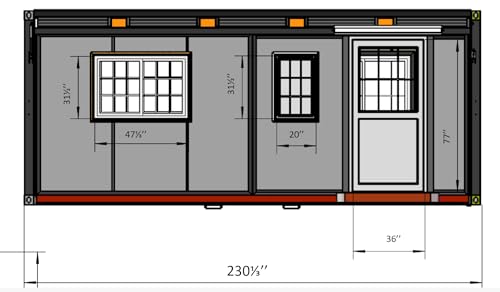 Portable Prefabricated Tiny Home 15x20ft Expandable Plastic House K53572