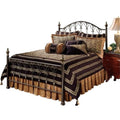 Hillsdale Furniture Huntley Bed Set with with Rails, Queen, Bronze