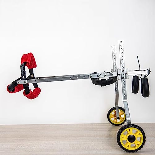 Pet Wheelchair for Dogs with Back Brace, Small Dog Cat Walk Cart V7312