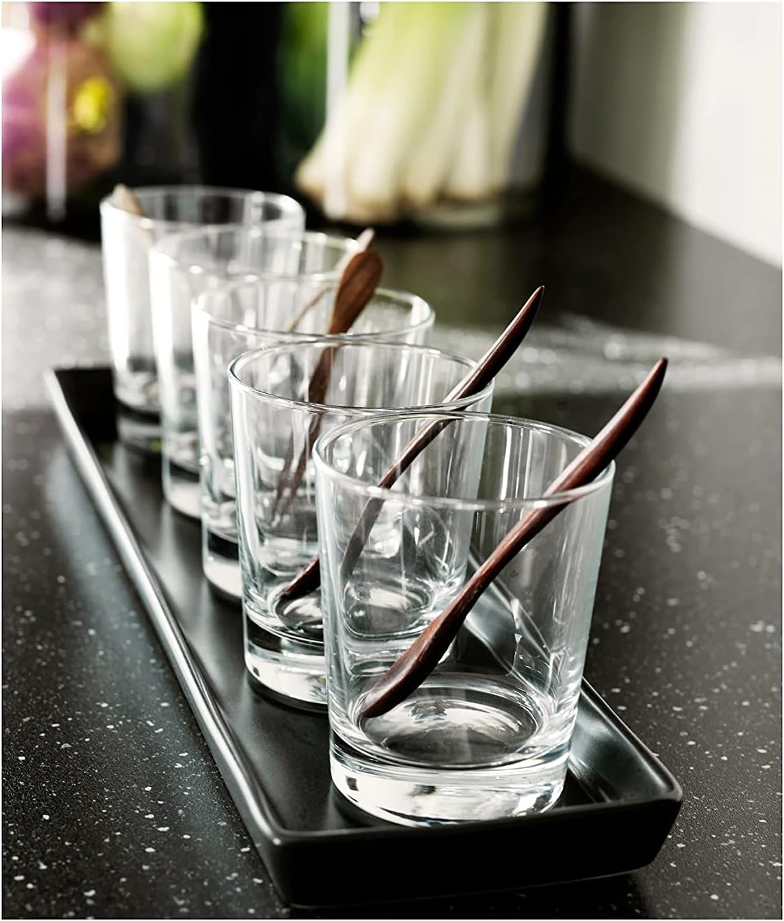 Ikea GODIS Glass, Clear, 8 oz, Pack of 6 G681
