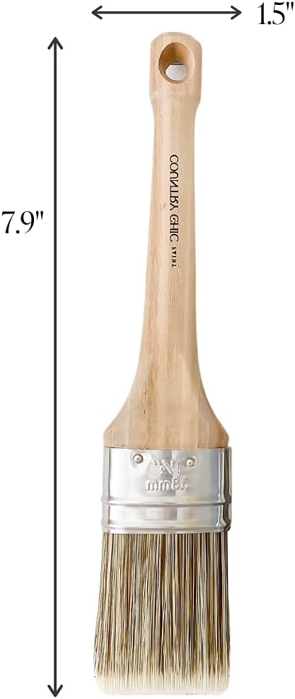 Chalk Style Paint + Paint Brush Bundle - Belle of the Ball Light Blue (Quart) U322775