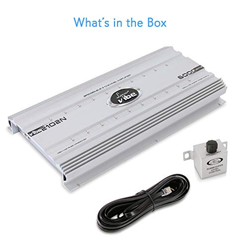 Lanzar 2 Channel Car Stereo Amplifier 6000 Watt VIBE2102N F9109