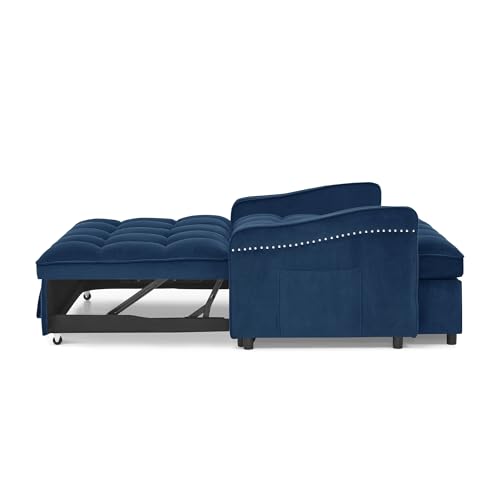 Convertible Sofa Bed 3 in 1 Lounge Chair Sleeper with Adjustable Backrest C337