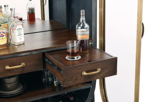 Howard Miller Bridgewater Wine & Bar Cabinet II, Black D129