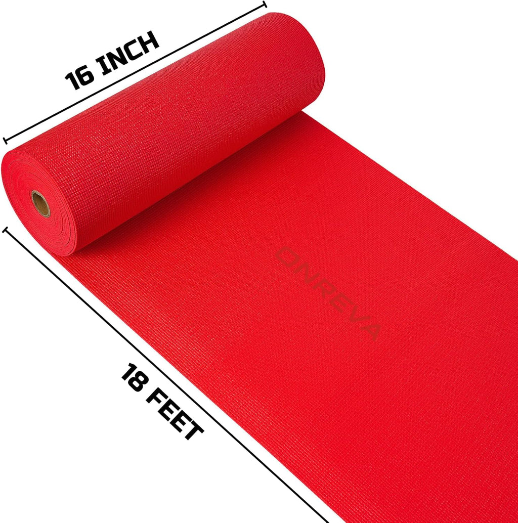 Tool Box Liner 16 inch x 18 ft, Heavy Duty Red Non-Slip Foam Mat L943059