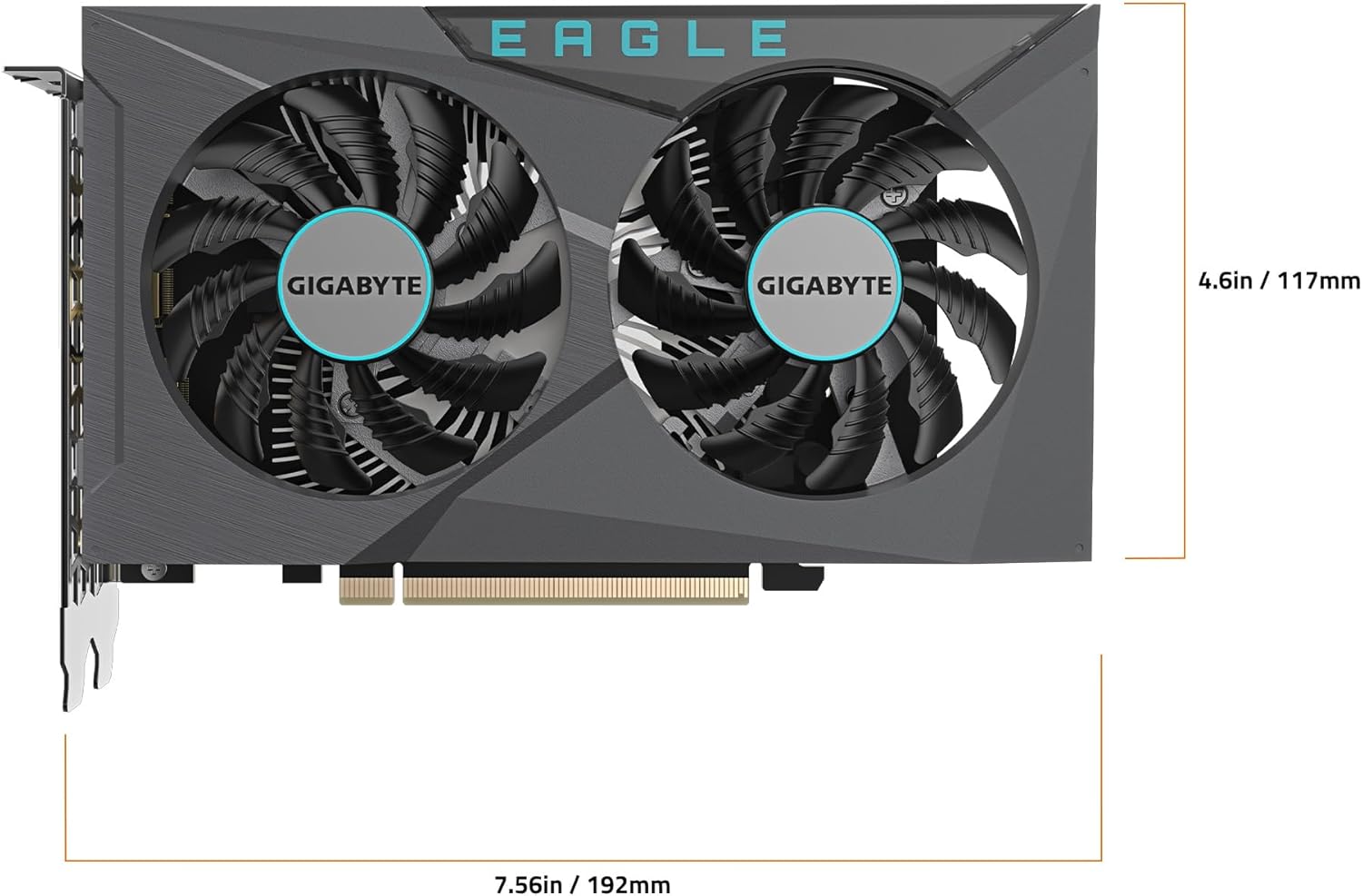 GIGABYTE GeForce RTX 3050 EAGLE OC 6G Graphics Card, 6GB GDDR6 G520
