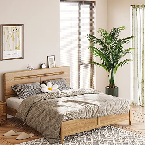 VIAGDO Artificial Palm Tree 5ft Tall Fake Plant with 11 Detachable Trunks Indoor Decor M2351