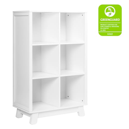 Babyletto Hudson Cubby Bookcase White N414