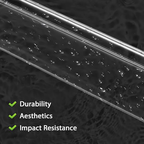 Gaahing 4 Pack Clear Corner Guards, Self-Adhesive L-Shaped Wall Edge Protector O469