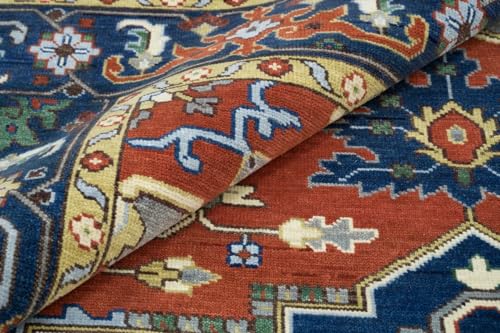 Handmade Turkish Oushak Rug 12x18 ft Multicolor Wool I25700