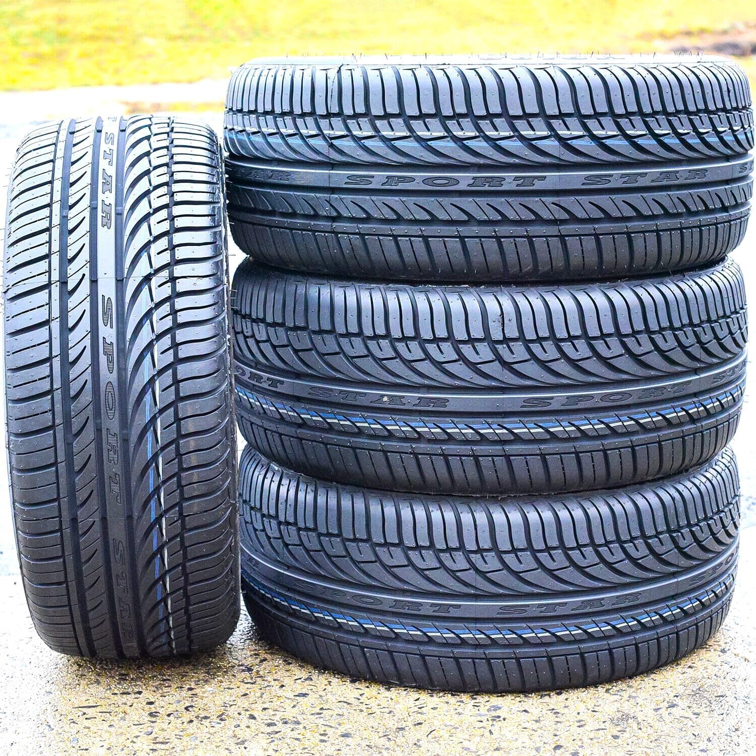 Set of 4 (FOUR) Fullway HP108 All-Season Passenger Car Performance Radial Tires-185/70R14 185/70/14 185/70-14 88H Load Range SL 4-Ply BSW Black Side Wall UTQG 380AA