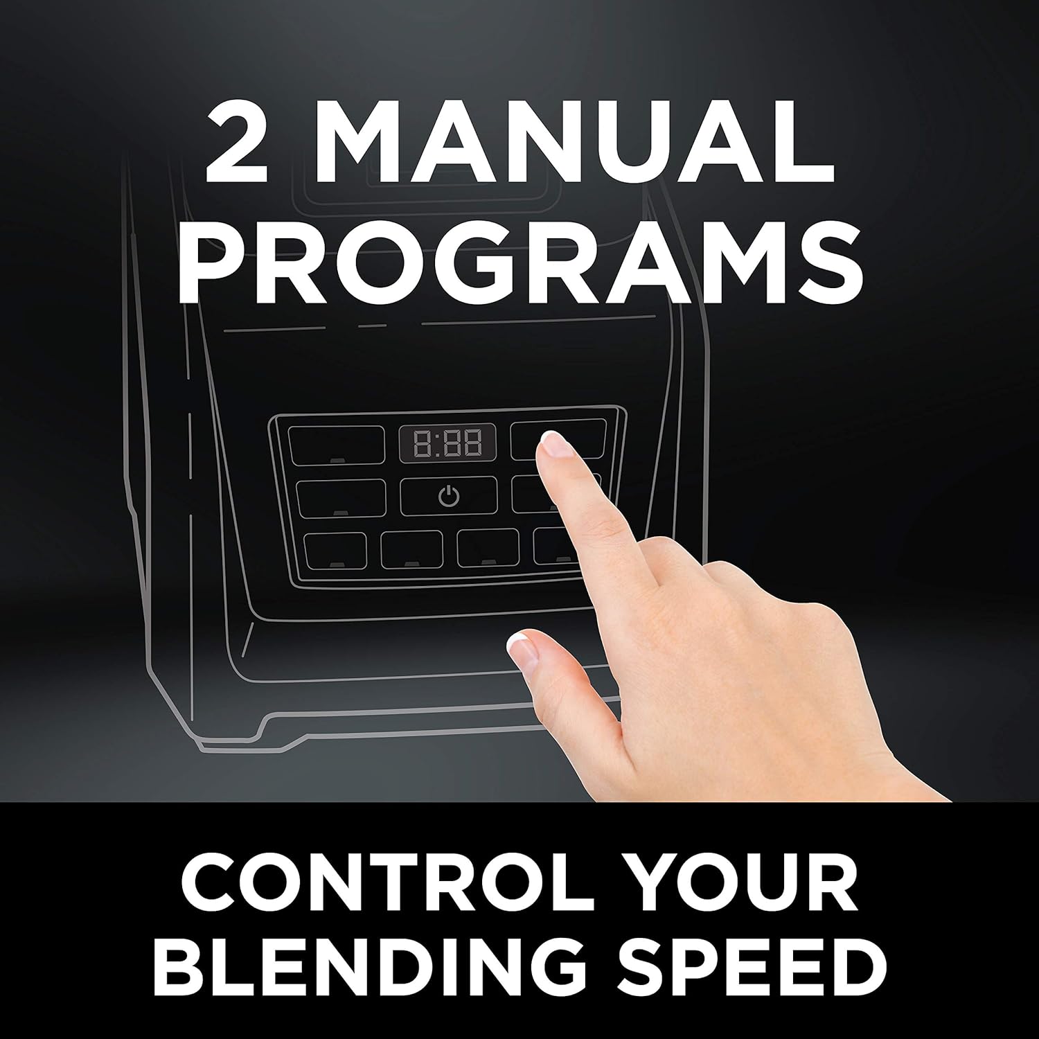Ninja BL480D Nutri Personal Countertop Blender with Auto-iQ, 1000-Watts, Black/Silver Q408