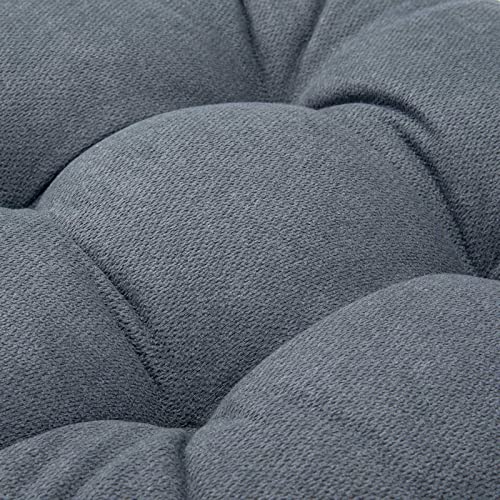 Chair Cushions with Ties for Dining Chairs, 4 Pack, Bordeaux Red K89933