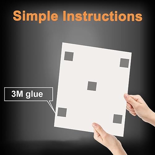 8 Pack Art Acoustic Panels White Stone Soundproof Wall Panels 32"x48" J468