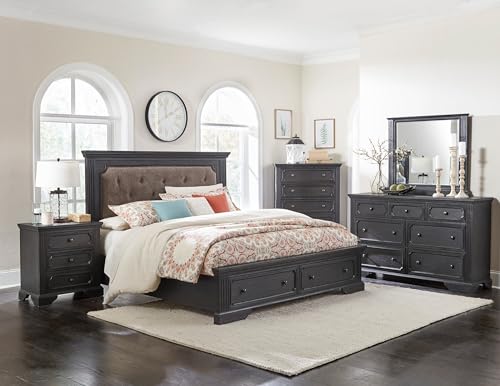Black Dressing Table with 7 Drawers O26461