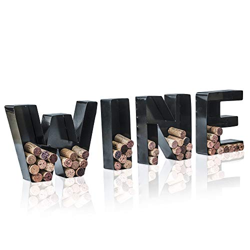 Metal Letter Wine Cork Keepsake Saver & Holder Monogram Kit (K, Small) Z951943