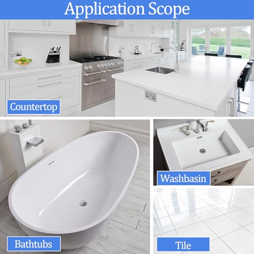 Tub and Tile Refinishing Kit, Odorless Water Based M9252