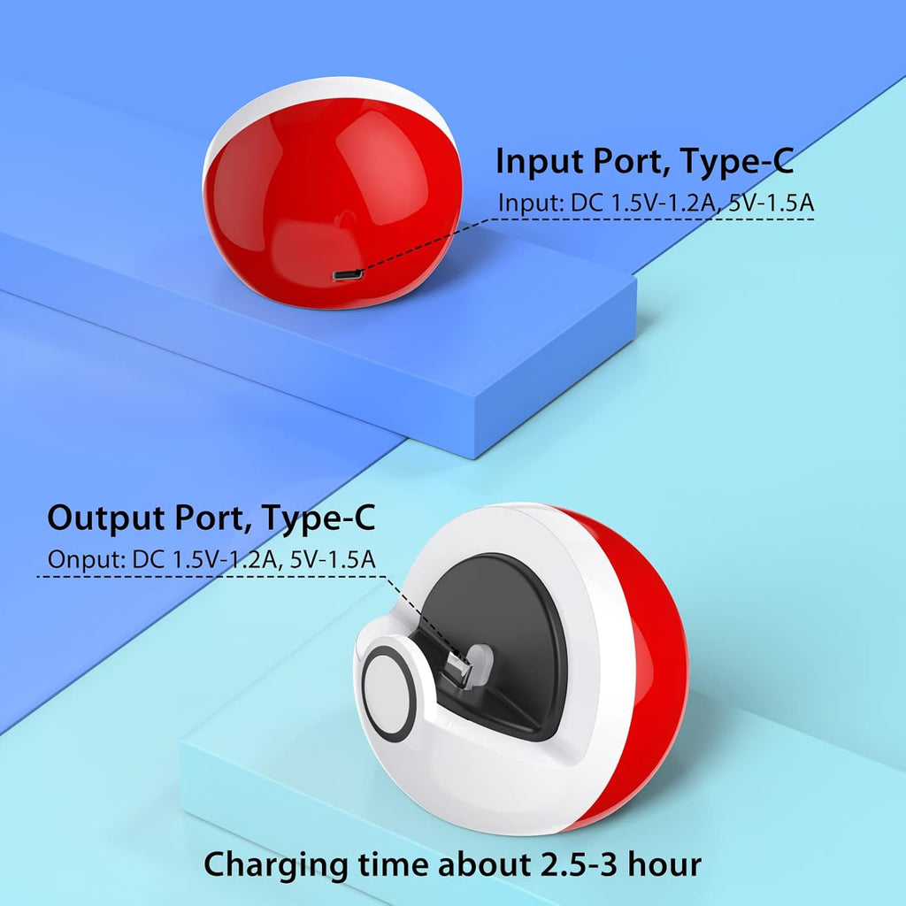 Antank Tiny Charging Stand for Nintendo Switch/Switch Lite/Switch OLED, USB-C, Red & White Q96479