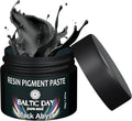Black Pigment Paste for Epoxy Resin "Black Abyss" (2oz Paste/Jar) - Epoxy Resin Color Pigment Paste - Opaque Resin Paste | Epoxy, Resin Art Paste | Resin Paste Pigment - Mica Powder Paste