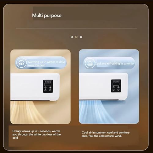 Ductless Air Conditioner Wall Mounted with Remote Control, Mini Split AC/Heating System U16200