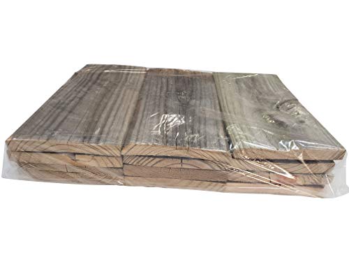 Rustic Reclaimed Wood Planks for DIY Crafts and Decor (6 Pack, 24") E68664