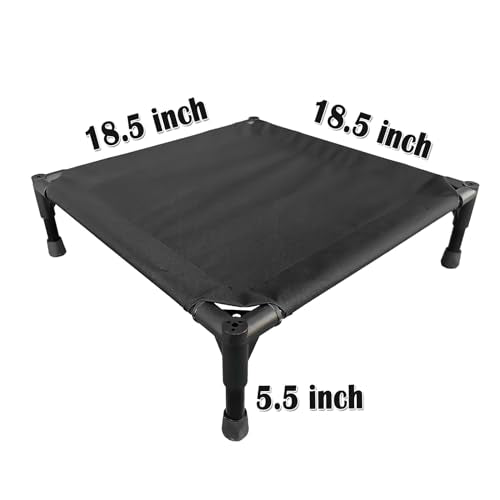 Love&go Elevated Dog Bed with Metal Frame, Cooling Raised Pet Cot, Small Q7526