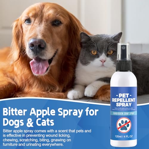 Bitter Spray for Dogs to Stop Chewing, 120ML, Alcohol Free O389038