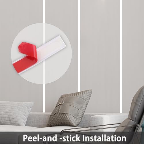 Flexible Mirror Edging Wall Trim for Home Decoration, Matte Gold, 16.4ft W7082