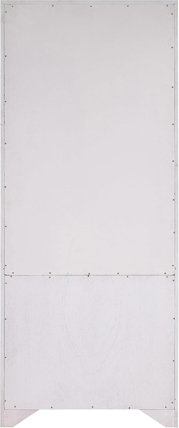 Tov Furniture Roanoke Transitional 78" Wood Bookcase White L474