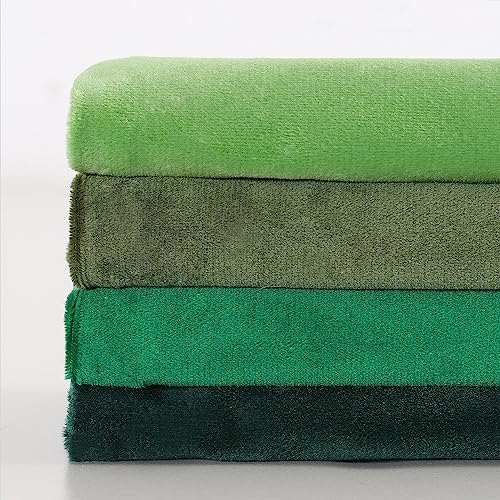 MADIZZ Set of 4 Velvet Decorative Throw Pillow Covers 18 x 18 Inch N84079