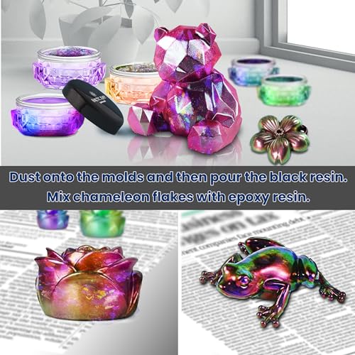 Chameleon Flakes Color Shift Mica Pigment Powder for Epoxy Resin K8972