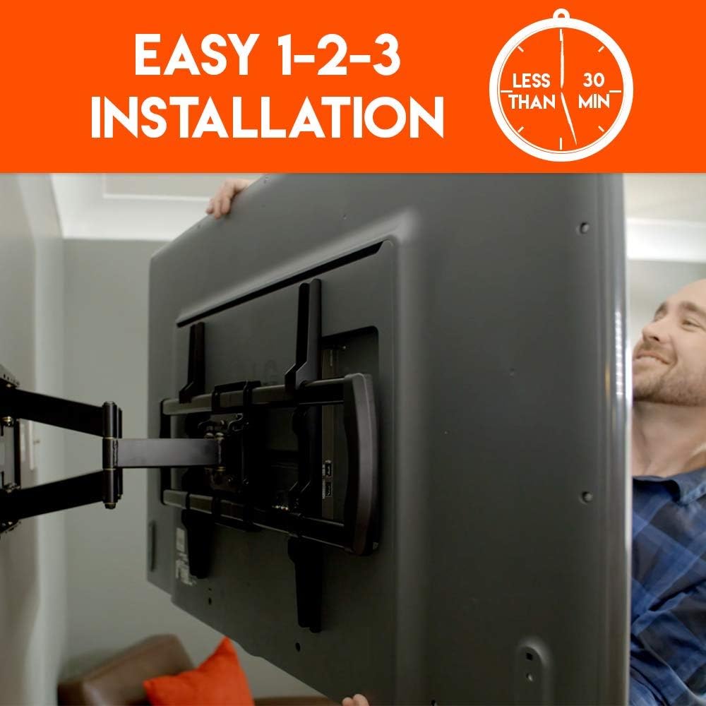 ECHOGEAR Full Motion TV Wall Mount Bracket for TVs Up to 75" C87544