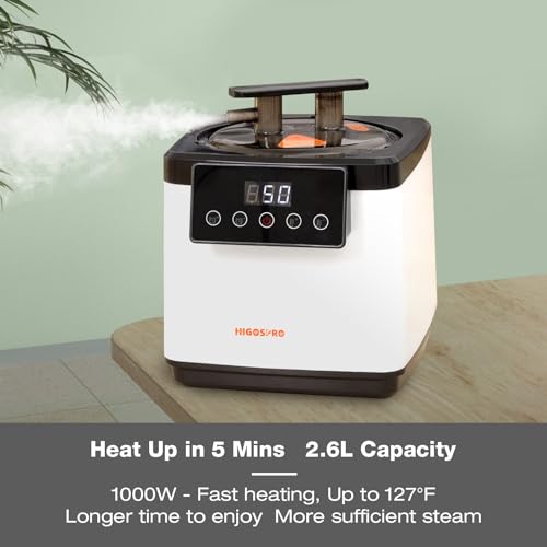 Portable Full Size Steam Sauna for Home Spa with Remote Control, Black B114472