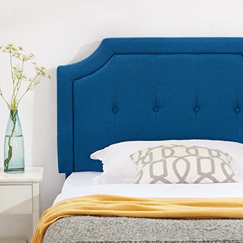 VECELO Upholstered Platform Bed Frame with Adjustable Headboard, Twin Size Z8226