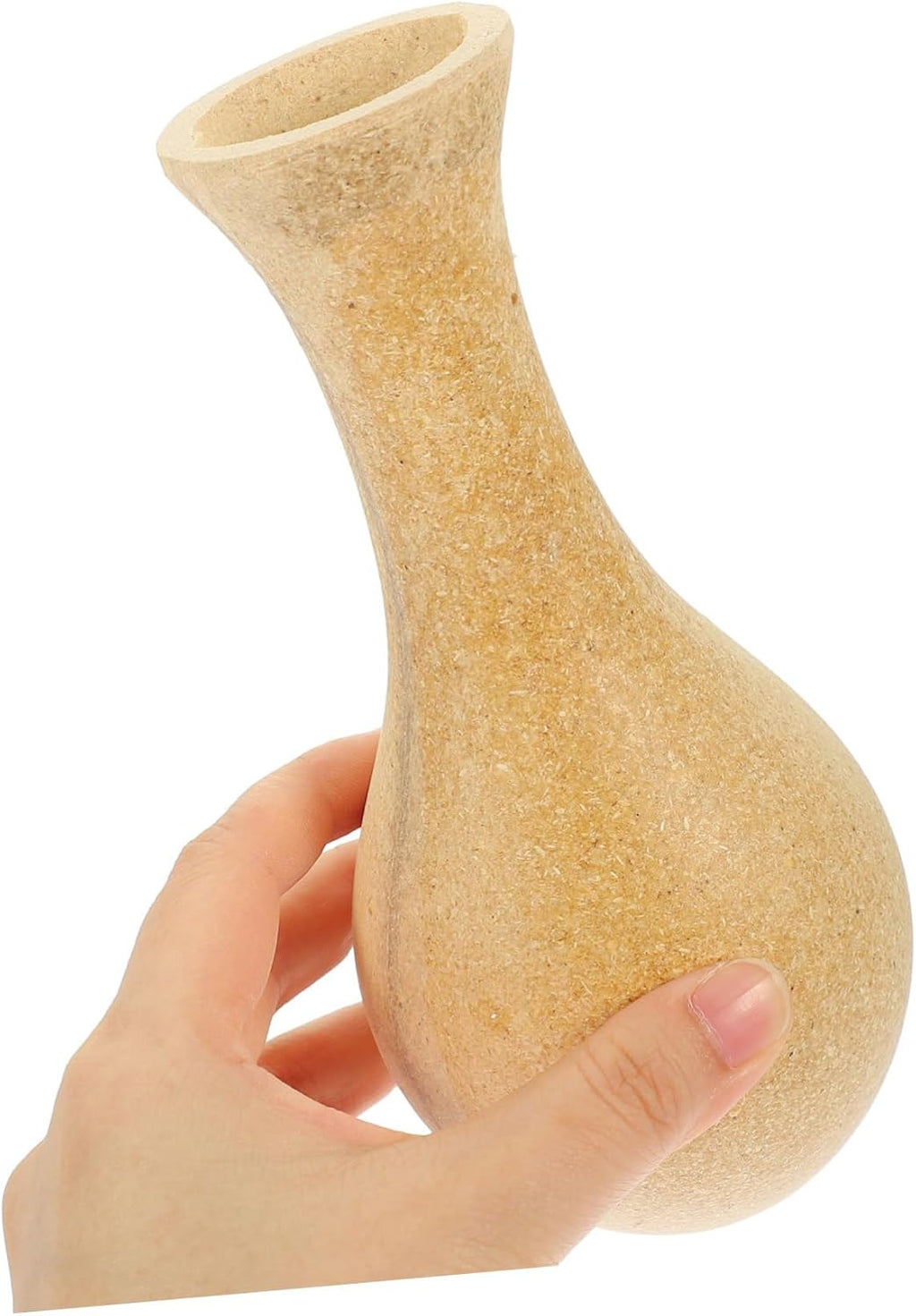 Artibetter Retro Distressed Wooden Vase for Desk Decor S3673