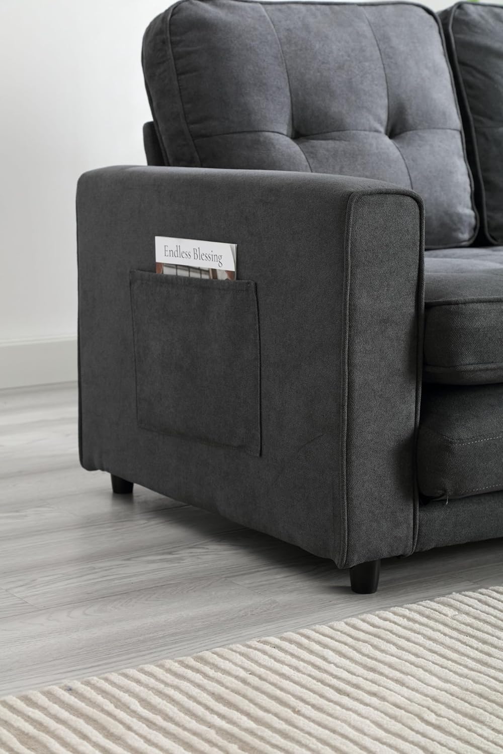 3 Fold Convertible Futon Sofa Bed Sleeper W3878