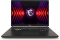 MSI Vector 17 HX 17” 240Hz QHD+ Gaming Laptop: Intel Core i9-14900HX, NVIDIA Geforce RTX 4070, 32GB DDR5, 1TB NVMe SSD, Thunderbolt 4, Cooler Boost 5, Win 11 Pro: Black A14VGG-219US