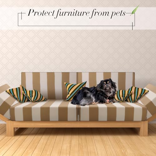 Outdoor Stretch Cushion Covers Patio Sofa Slipcover Replacement Gray C6922