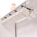 4 Packs Mug Holder Coffee Cups Rack Under Cabinet, 16 Mug Cup Hooks, Hanging Mug Cup Under Shelf, Mugs Organizer for Kitchen Cabinets, Display Coffee Bar Accessories, Bar Mugs Holder Storage Utensil