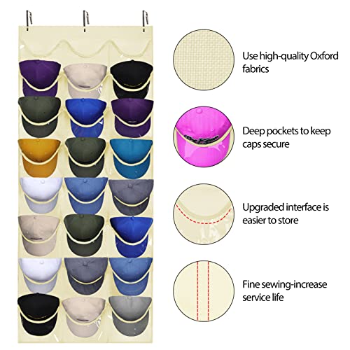 Hat Rack for Baseball Caps with 3 Hooks G3221